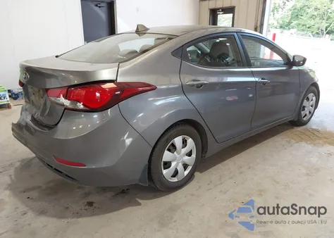 2016 Hyundai Elantra Se z USA, uszkodzony, nr VIN KMHDH4AE3GU647017